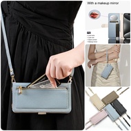 Crossbody Zipper Wallet with Card Holder Phone Case for Vivo X200 Pro Mini X200S X100 Pro X200 Ultra