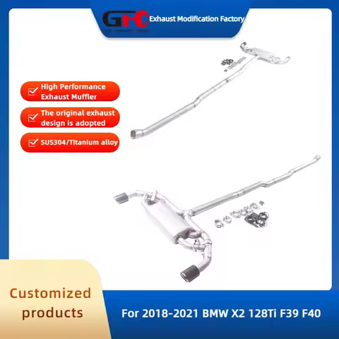 GFC 304 Stainless Steel Catback High-Performance Electronic Valve Exhaust System for 2018-2021 BMW X