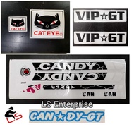 Bicycle Sticker DIY Pelekat Basikal CANDY GT VIP GT CAT EYE