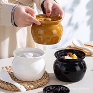 Crock Pot Ceramic Stew Pot Water-Proof Stew Pot with Lid Soup Pot Shaxian Snacks Crock Pot for Home 