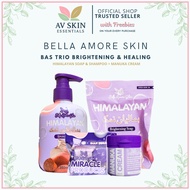 Bella Amore Skin Brightening & Healing Set (Soap, Shampoo + Cream)