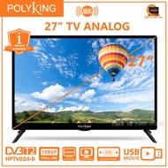 TV Digital 27 inch-D.TV Tanpa Set Top Box.TV Monitor.Polyking.DVB-T2.FHD.Garansi Resmi.TV murah.TV P