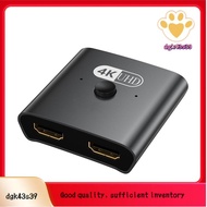 2 in 1 Out -Compatible 2.1 Switch Bidirection 4K@120Hz Splitter Bidirectional -Compatible Manual Swi