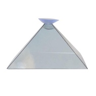 HD Version 3D Hologram Pyramid Display Projector Video Mobile For Smart Phone Universal Stand Z6Q5