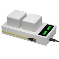 Dual Fast Charger with LED Indicator for Arlo Pro Pro 2 Go Security Light Camera Rechargeable Batter