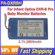 3.7V 2800mAh PA-DXR8H Rechargeable Li-Polymer Battery for Infant Optics DXR-8 Pro Baby Monitor Batte