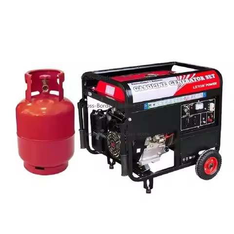 5kva Dual Fuel Remote Start 2kw 3kw 5Kw 5Kva 5.5Kw Super Silent LPG Inverter Generator for Home Use