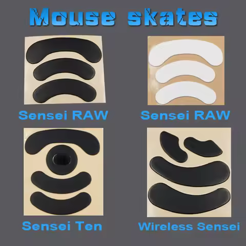 3M Mouse Skates for steelseries Wireless Sensei TEN 310 Sensei RAW optical V2 XAI KANA Kinzu 0.6MM G
