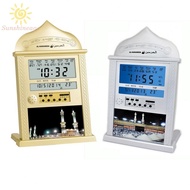 【SUNAGE】Azan Calendar Muslim Prayer Wall Clock Alarm Azan Home Decor Ramadan party Gift【HOT Fashion】