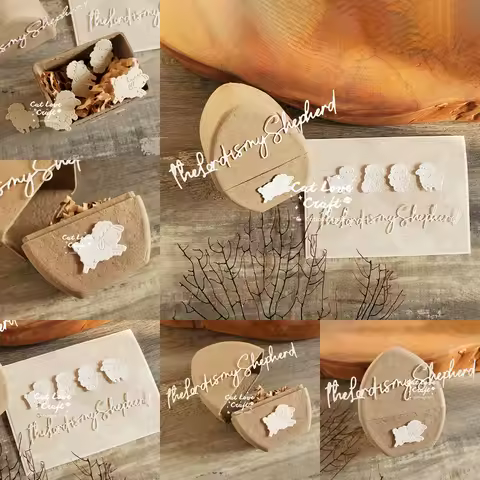 Catlove Sheep Animal Easter Metal Cutting Dies Scrapbooking Mold Stencil Die Cuts Card Making DIY Cr