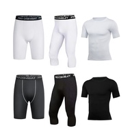 Men's Compression Base Layer Tight Shorts Cycling TrousersTrack Basketball Shorts Compression Shirts