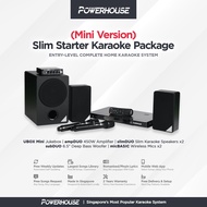 [SG] Powerhouse Slim Starter Home Karaoke System + Touchscreen Jukebox KTV System / Karaoke Box - Ka