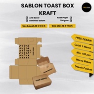 Kraft Toast Box Screen Printing - Toast Box Screen Printing Paper Box Screen Printing/ Kraft Toast B
