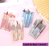 KUAS SET ISI 8 KUAS MAKE-UP RIAS WAJAH Kuas Make Up Set isi 8 pcs / Kuas Rias Face Contour Eyeshadow