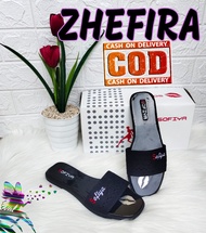ZHEFIRA STORE SANDAL SOFIYA RAJUT KNITS ELASTIC FLAT KUALITAS IMPORT KOREAN STYLE