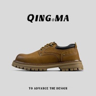 QING_MA | รองเท้าเดอร์บี้พื้นหนาป้องกันลื่น