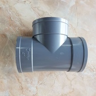 Trilliun 4" PVC Tee - 4" T PVC Pipe Connection