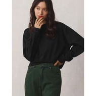 全新日本 ELENCARE DUE 黑色圓領褶皺袖衫 (官網同步) 回饋價$99 全場現貨