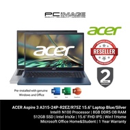 ACER Aspire 3 A315-24P-R2EZ/ A315-24P-R75Z 15.6" Laptop Blue/Silver (R5-7520U, 16GB LPDDR5, 512GB SS