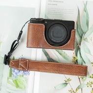 Suitable for Rico GR3/GR4 Protective Case GR3X Camera Bag GR4 Leather Case Base Bag Portable Camera 