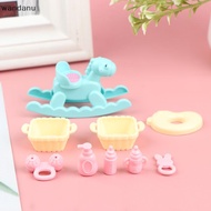 [thsgrt1] 9pcs/set 1/6 Toddler Cradle Milk bottle Pretend Toy for Dolls House Baby Room [TH]