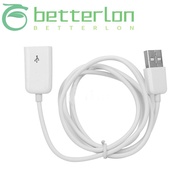 BETTER-LONTIME 1M-3ft USB 2.0 White Extender Audio Male To Female Cord
