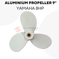 YAMAHA 6HP PROPELLER (9" X 7") YAMAHA 6HP 8HP 2-STROKE KIPAS AIR OUTBOARD SPAREPARTS GLR MARINE 647-