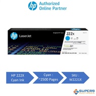 HP 222X High Yield Original LaserJet Toner Cartridge [W2220X/W2221X/W2222X/W2223X]