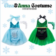 Frozen Princess Elsa & Anna Baby Girl Costume Tutu Romper Dress for 6–18 Months Halloween Birthday
