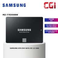 Samsung 870 EVO SATA III 2.5 500GB SSD (MZ-77E500BW)