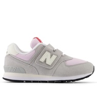 New Balance Kids 574 HOOK & LOOP (Standard) - Brighton Grey