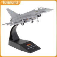 1/100 Toyisland Scale Ef2000 Eurofighter Typhoon Fighter Plane Metal Fighter Model Diecast Plane