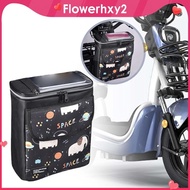 [Flowerhxy2] Bikes Front Bag Bikes Front Bag Zipper Closure Riding Travel Tricycles Water Resistant Front Bike Handlebar Bag