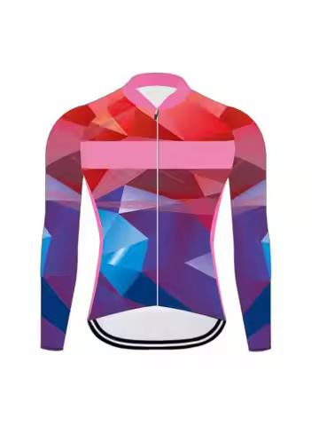 Cycling Jersey Women Long Sleeve,Bike Shirts for Women Biking Tops Breathable Cycle Jerseys with 3 p