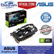 Asus Dual GeForce GTX 1650 OC edition 4GB GDDR5 Gaming Graphics Card - 1 x DVI-D/ 1 x HDMI/ 1 x DP (