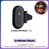 Insta360 GO 3S In-Helmet POV Mount Clip Helmet Holder For Insta 360 GO 3 GO3S Original Motorcycle He