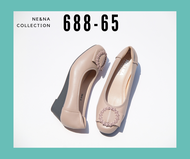 รองเท้าเเฟชั่นผู้หญิงเเบบคัชชูส้นเตารีด No. 688-65 NE&amp;NA Collection Shoes