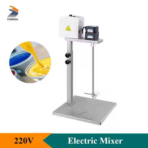 Commercial Mixer Industrial Liquid Agitator Mixer Adjustable Height 60-400W High Efficiency Mixing R