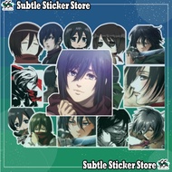 [Attack On Titan] - Set Of 10 / 15 Stickers Mikasa Ackerman / Mikasa anime /manga Aot-Attack on Titan Super Beautiful Decorative Stickers