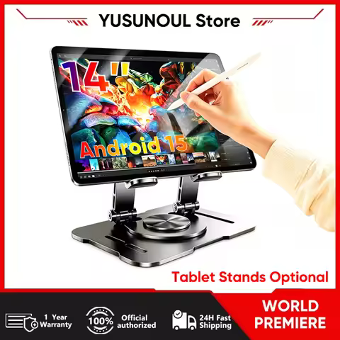 2026 New Flagship Global Firmware 14 Inch Android 15 Tablet 5G WiFi 2.5K Display 20GB 512GB Планшет 