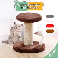 Cat Tree Scratcher Post Play Bed at Scratch Play Bed Toy Kucing Scratcher 猫爬架