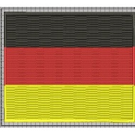 BCP-676 GERMANY FLAG GERMANY FLAG PATCH EMBROIDERED LOGO/EMBLEM ACCESSORIES