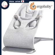 Ergobaby evolve Bouncer, Light Gray, Cuddle-like Comfort, Newborn-Friendly, 3-Way, Baby-Friendly, Pr