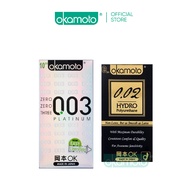 [Bundle of 2] Okamoto Platinum Condom 10s + Hydro Condom 8s