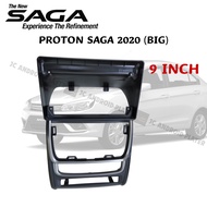 Proton Saga 2020 Android Player Panel 9 Inch Frame Casing Low spec/ High spec