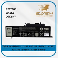 DELL P20T003 GK5KY 0GK5KY for INSPIRON 11-3147 11-3148 13-7347 13-7353 13-7359 15-7558 15-7568 Batte