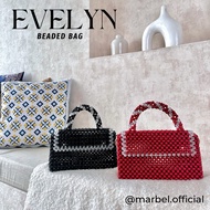 Evelyn Beaded Bag Beaded Bag/ Beaded Sling Bag/ Large Beaded Bag/
