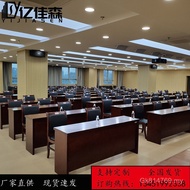 Combination Rice Long Table Training Table Conference Room Veneer Conference Table 1.2 Solid Wood Re