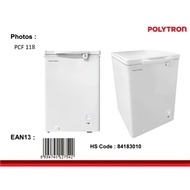 READY Polytron Chest Freezer / Freezer Box 100 Liter PCF 118 Pembeku