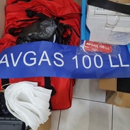 sticker Avgas 100 LL 1 set untuk drum